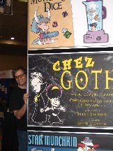 Chez Goth poster with John Kovalic